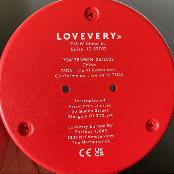 Lovevery Explorer Play Kit REPLACEMENT Red Base Part Stacking Ring Clear Tube - Picture 4 of 4